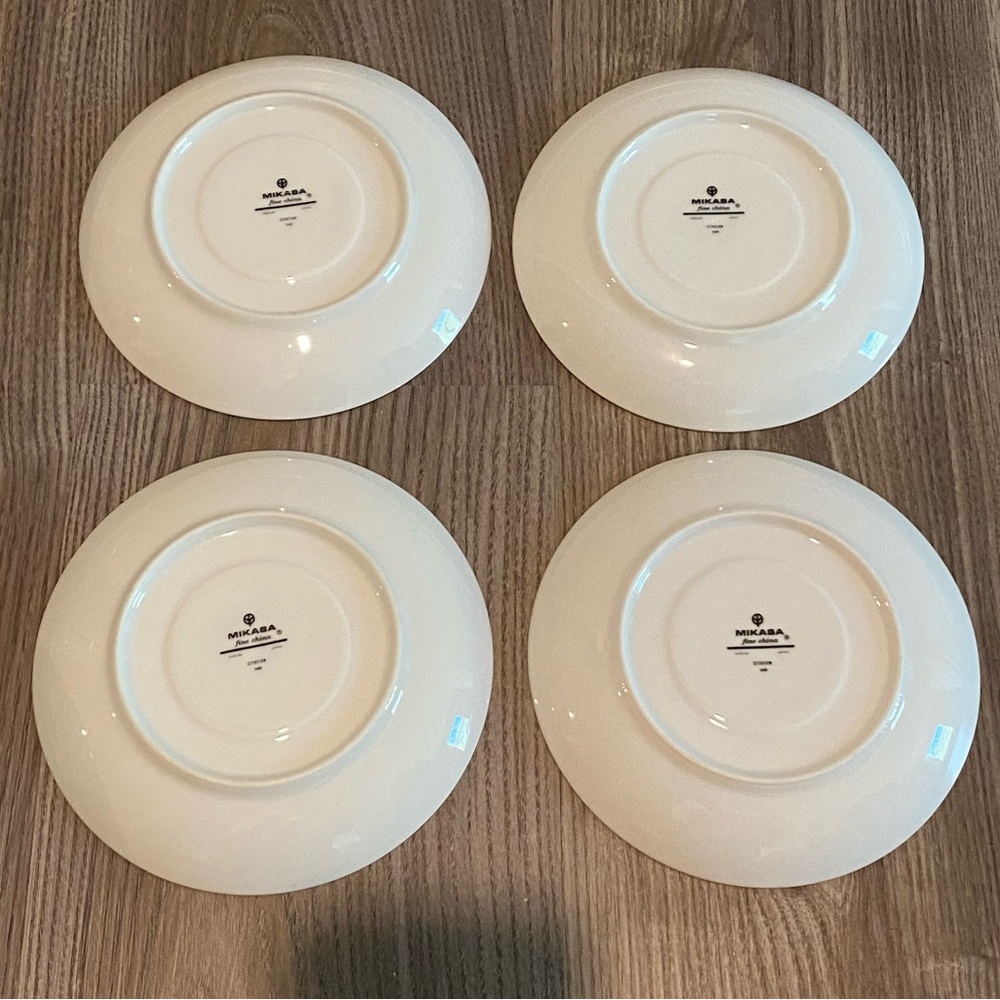 Mikasa Citation Set of 4 Cups and Saucers Set Fine China - Picture 5 of 11